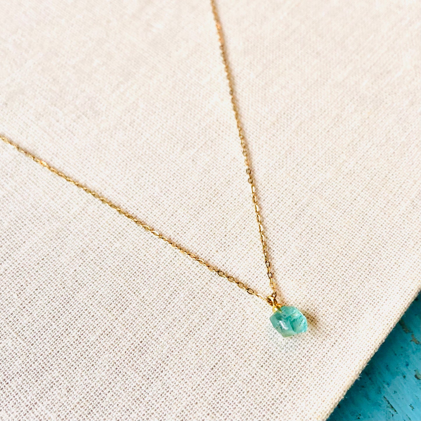 Collar Apatita Cruda