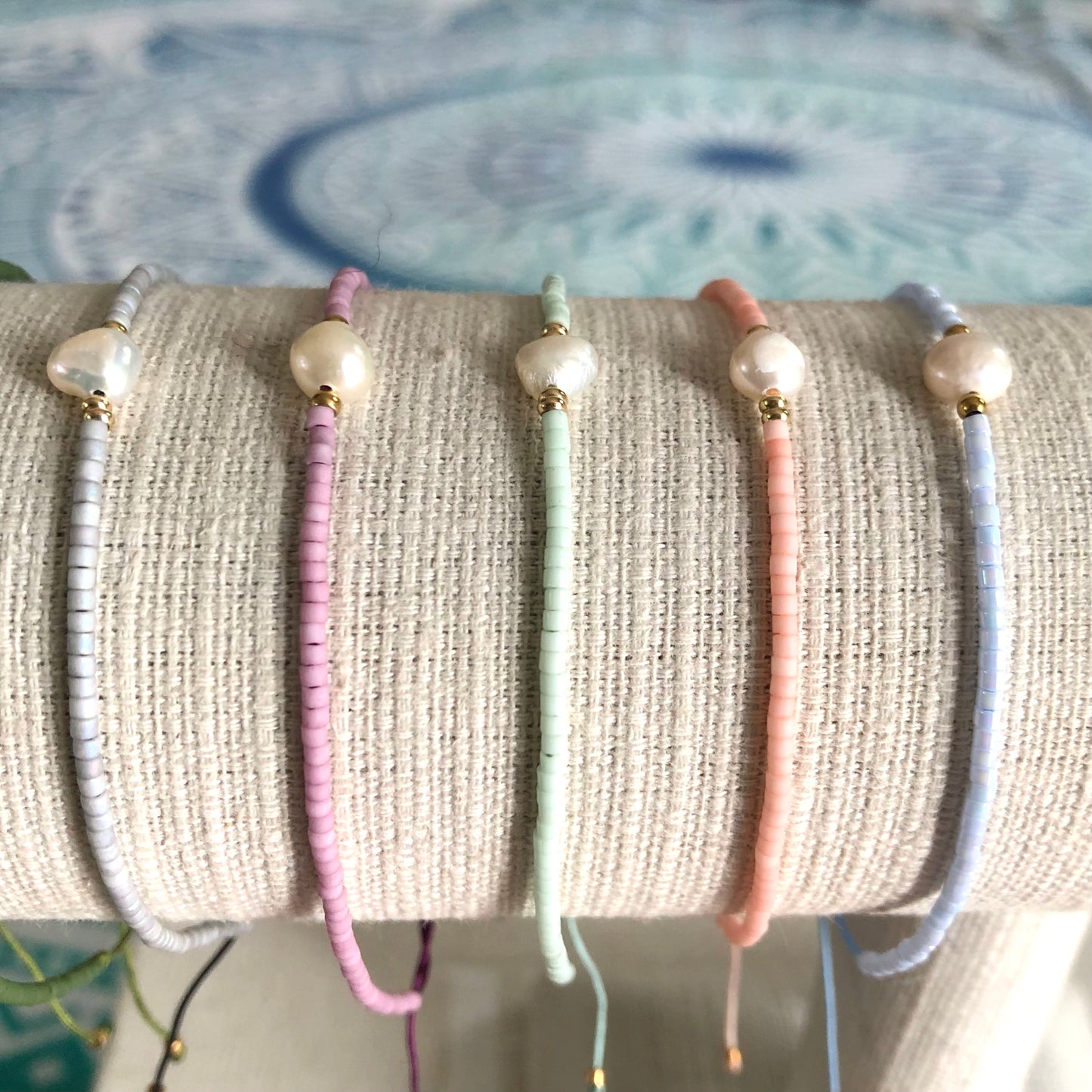 Pulsera Perla Dorada