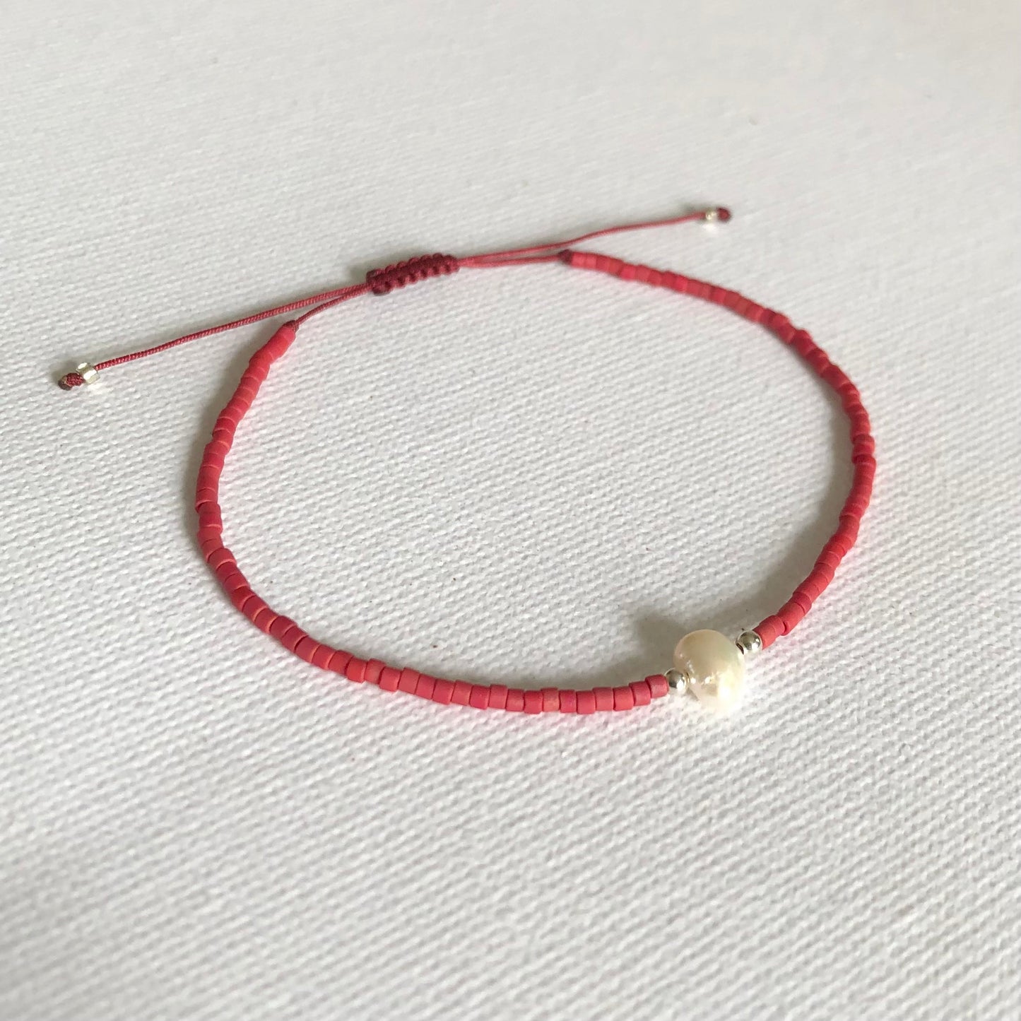 Pulsera Perla Plata