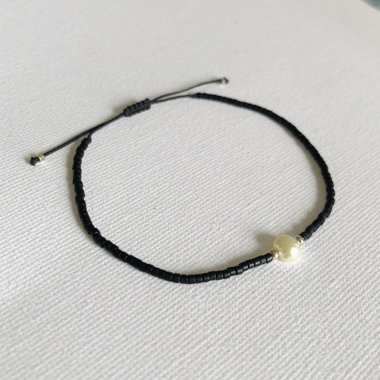 Pulsera Perla Plata
