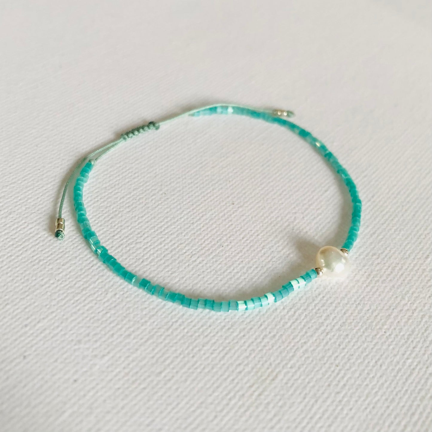Pulsera Perla Plata