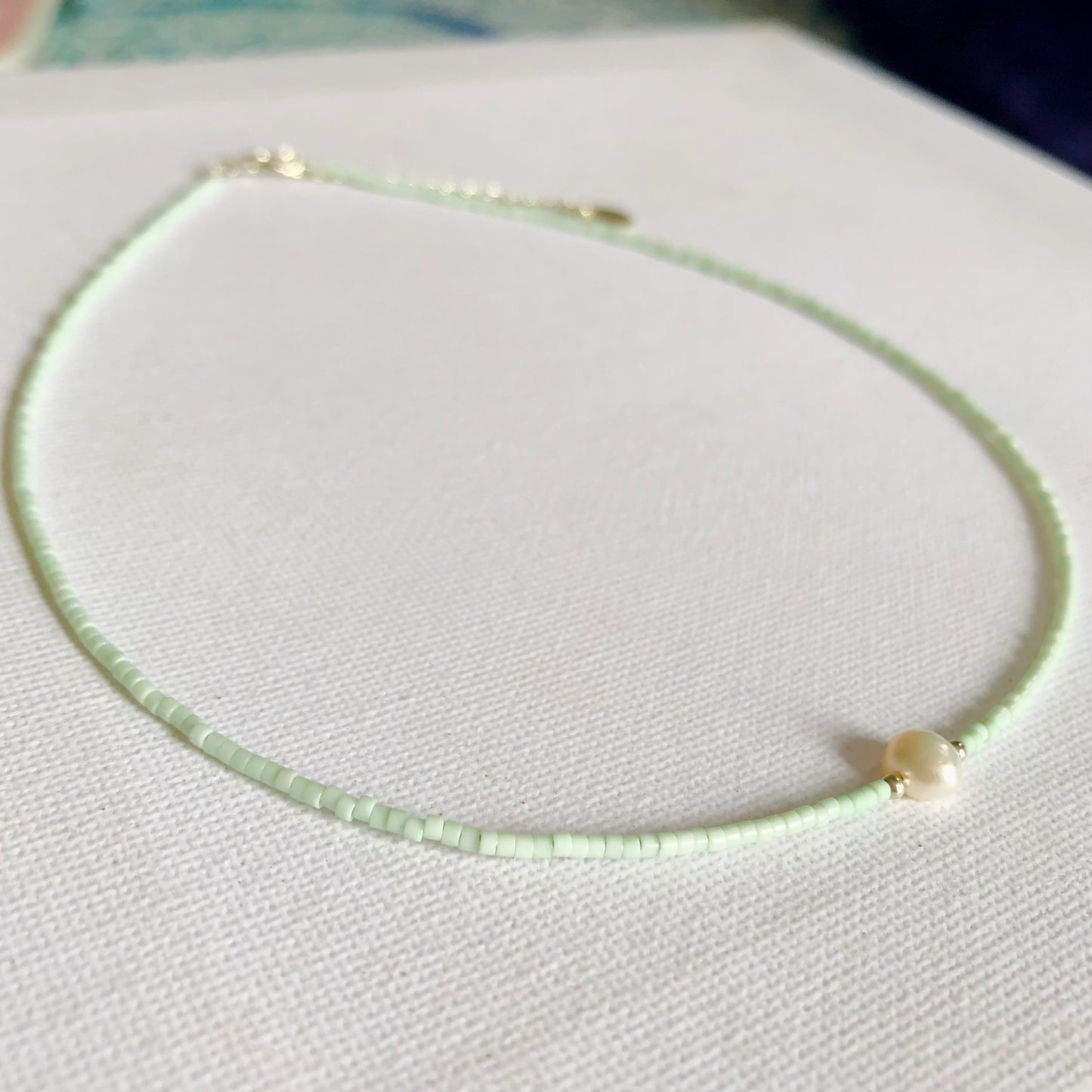 Collar Perla Plata