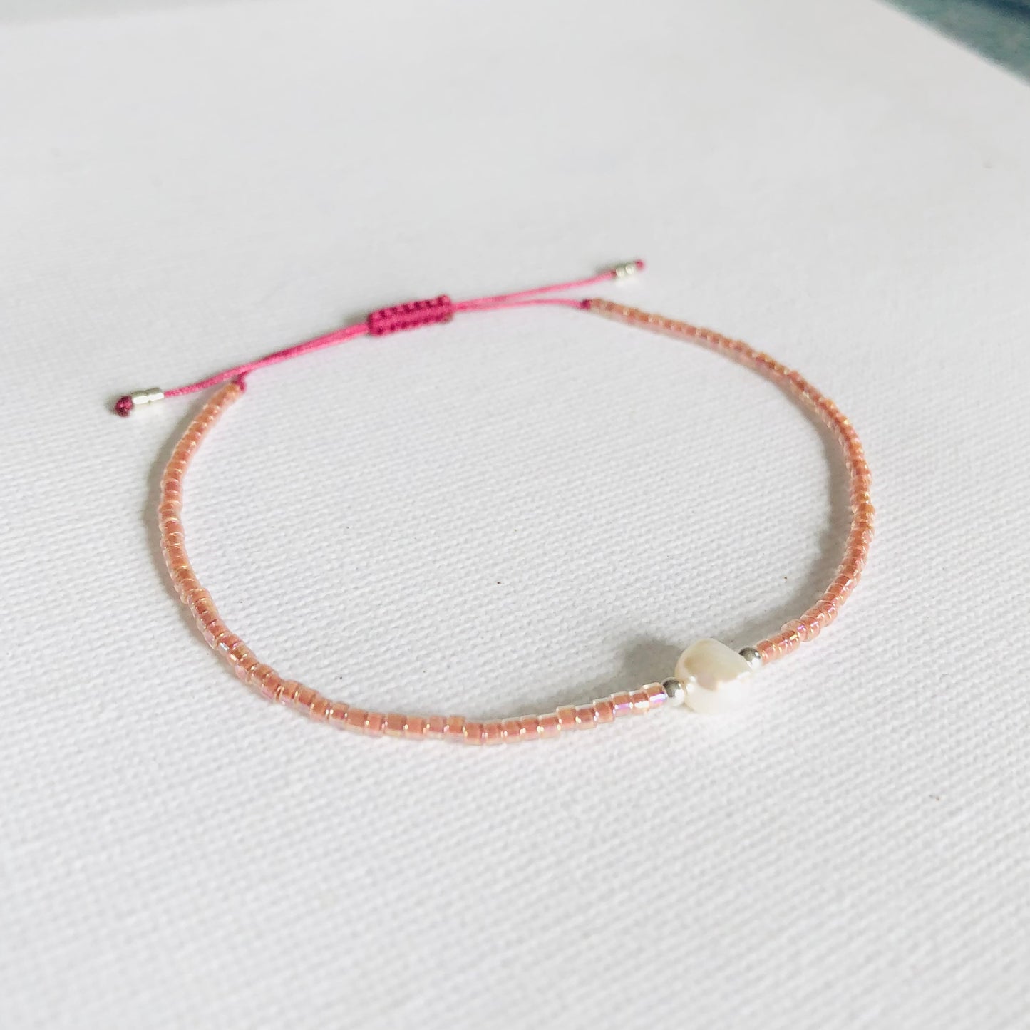 Pulsera Perla Plata