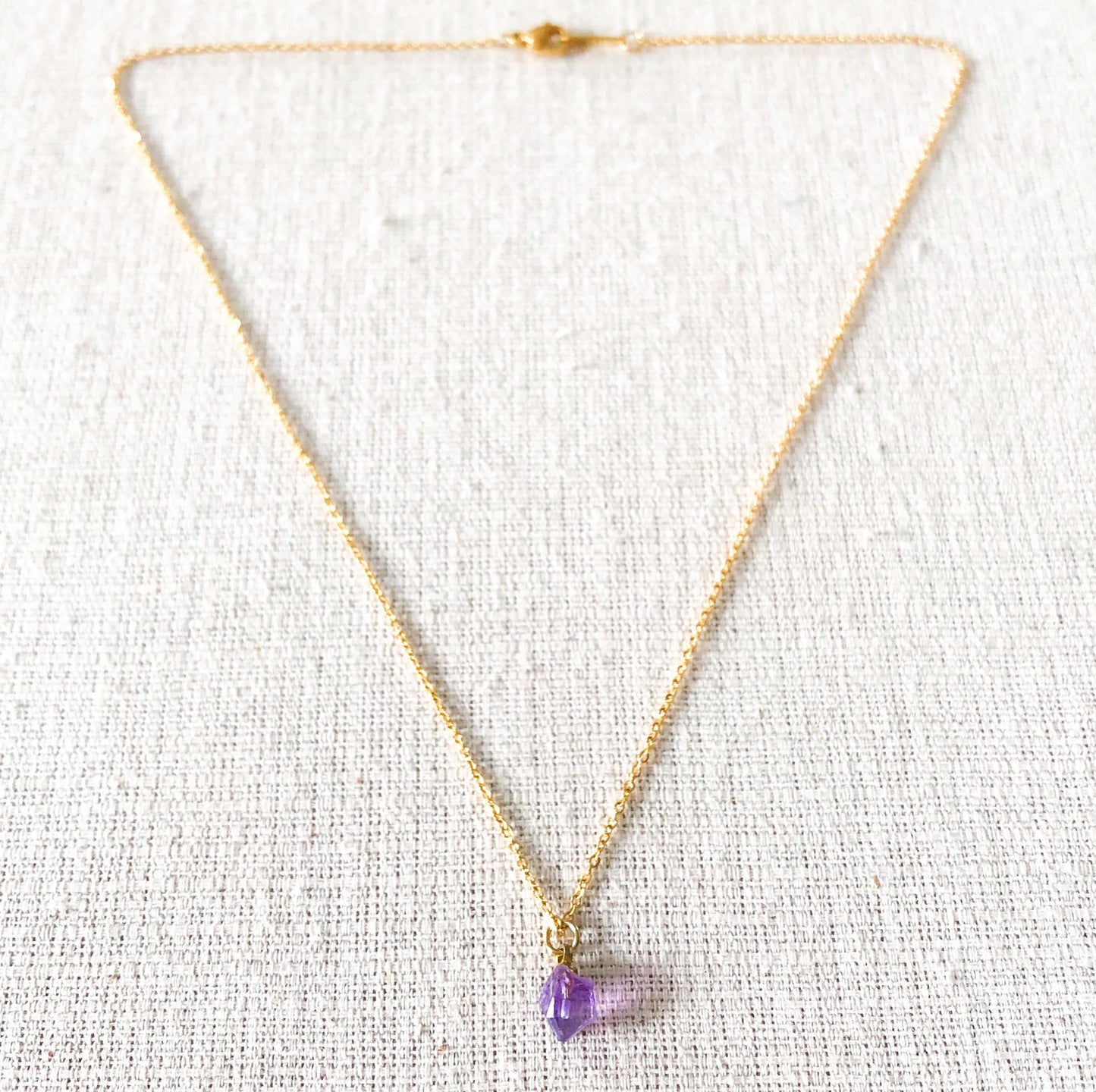 Necklace Raw Amethyst