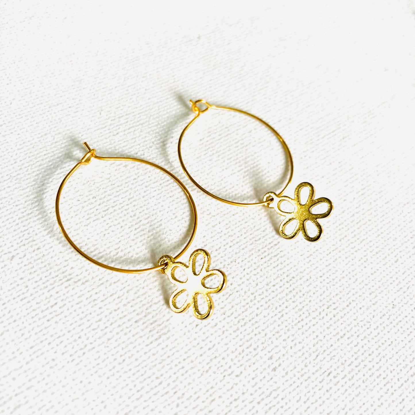 Earrings Big Daisy